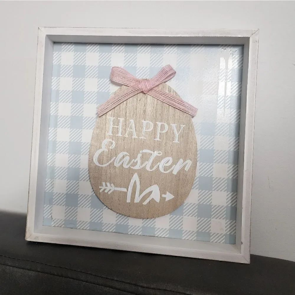 New "Happy Easter" Box Sign